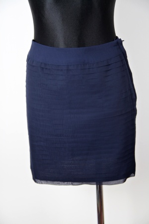 Modrá sukně H&M Vel.: 34 - Zimní sukně