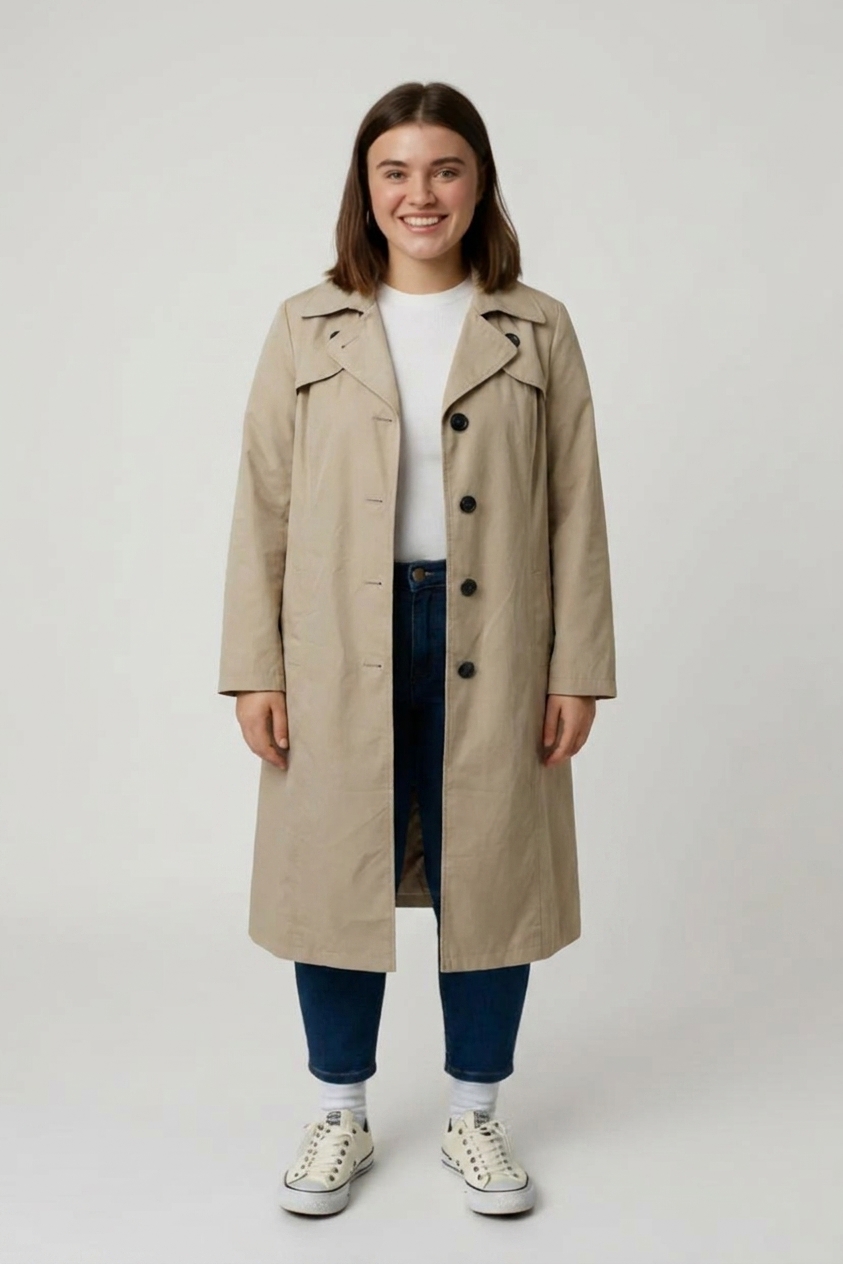Béžový baloňák Wardrobe Vel.: 48 - Bundy a kabáty