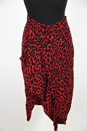 Černočervená sukně Zara Basic Vel.: 34 - Sukně