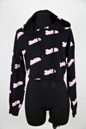 Černá mikina Bershka Vel.: 36 - Mikiny