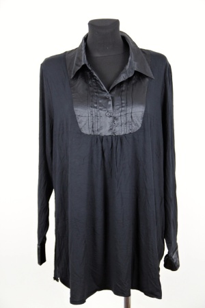 Černé tričko Marks  a Spencer Vel.: 48 - Trička
