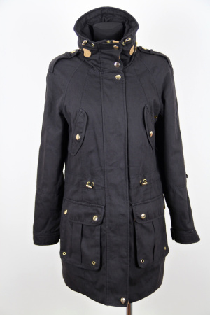 Černý kabát Vero Moda Vel.: 38 - Bundy a kabáty