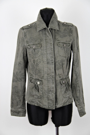  Khaki sako Feel good Vel.: 38 - Bundy a kabáty