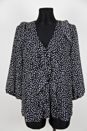 Černá halenka River Island Vel.: 44 - Halenky