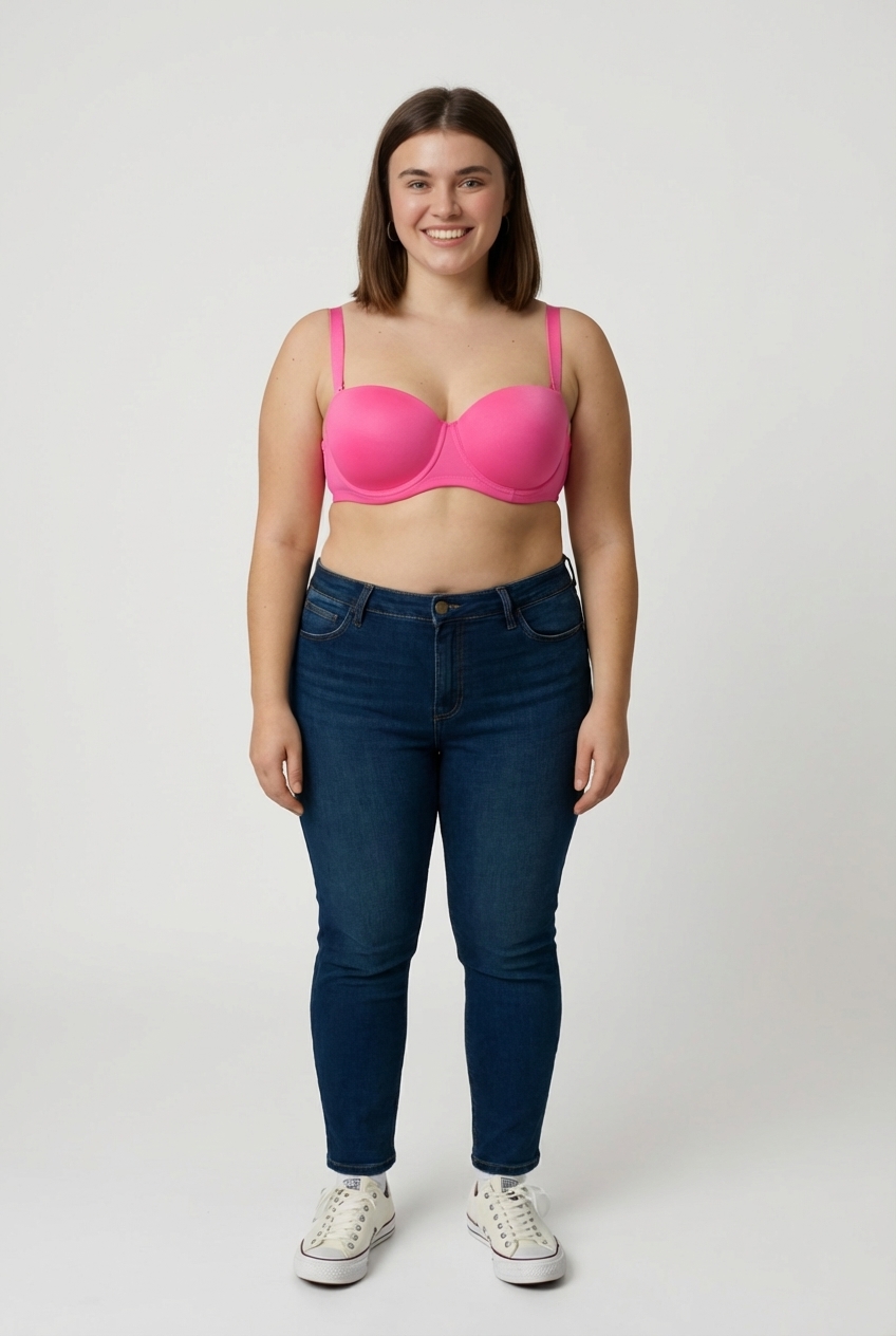 Růžová podprsenka Hunkemoller Vel.: 75 - Spodní prádlo