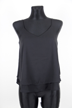Černý top Pieces Vel.: 36 - Halenky