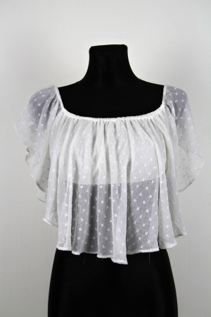 Bílá halenka Bershka Vel.: 36 - Halenky