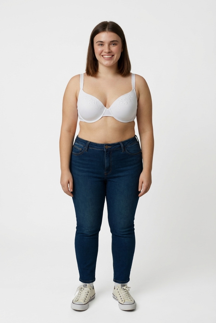 Bílá podprsenka Lingerie Vel.: 90 - Spodní prádlo