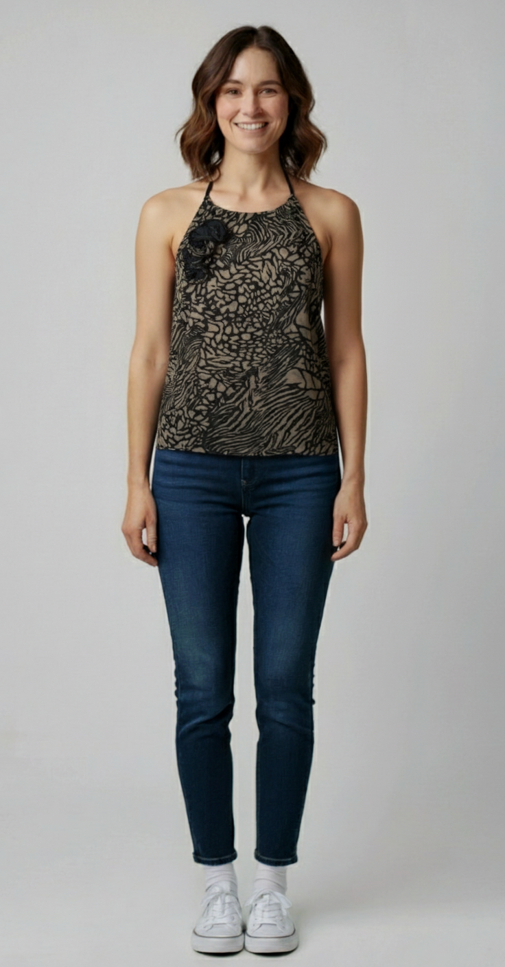 Vzorovaná halenka Vero Moda Vel.: 38 - Halenky