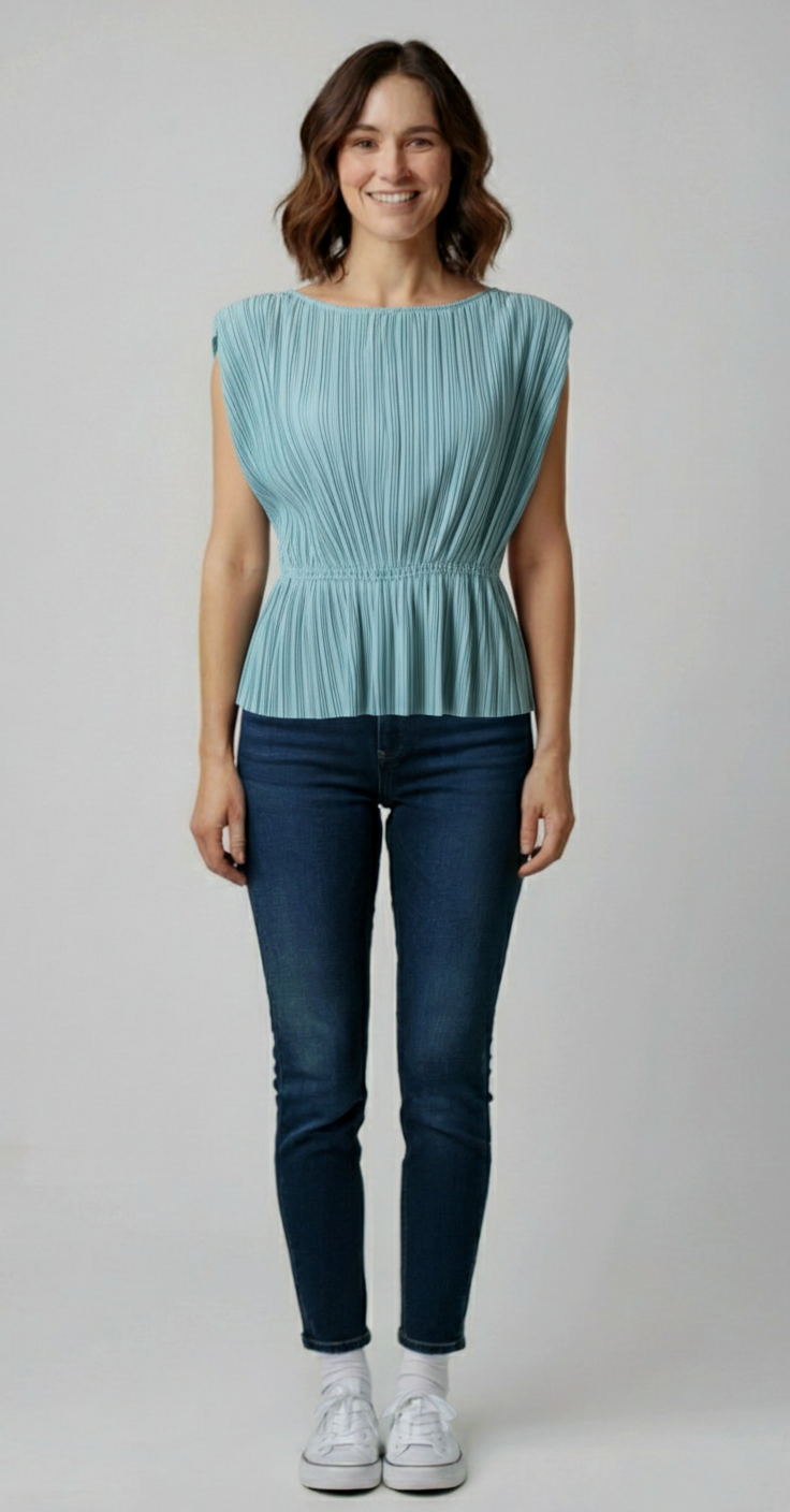 Modrá halenka Ichi Vel.: 38 - Halenky