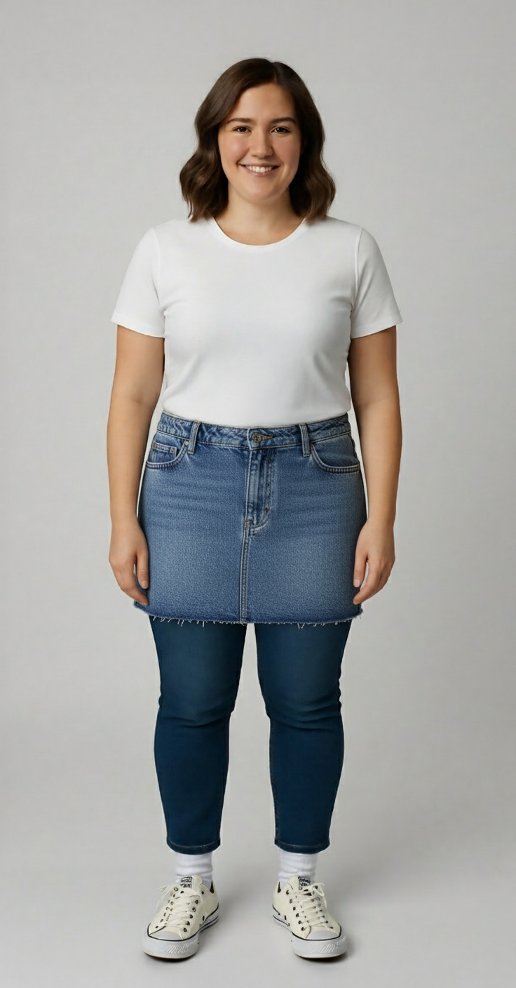 Modrá sukně Denim Co. Vel.: 44 - Sukně