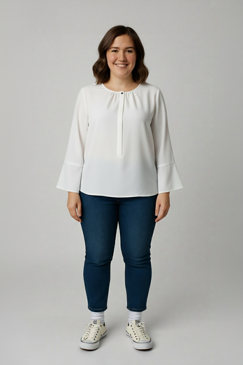 Bílá halenka Taifun Vel.: 44 - Halenky