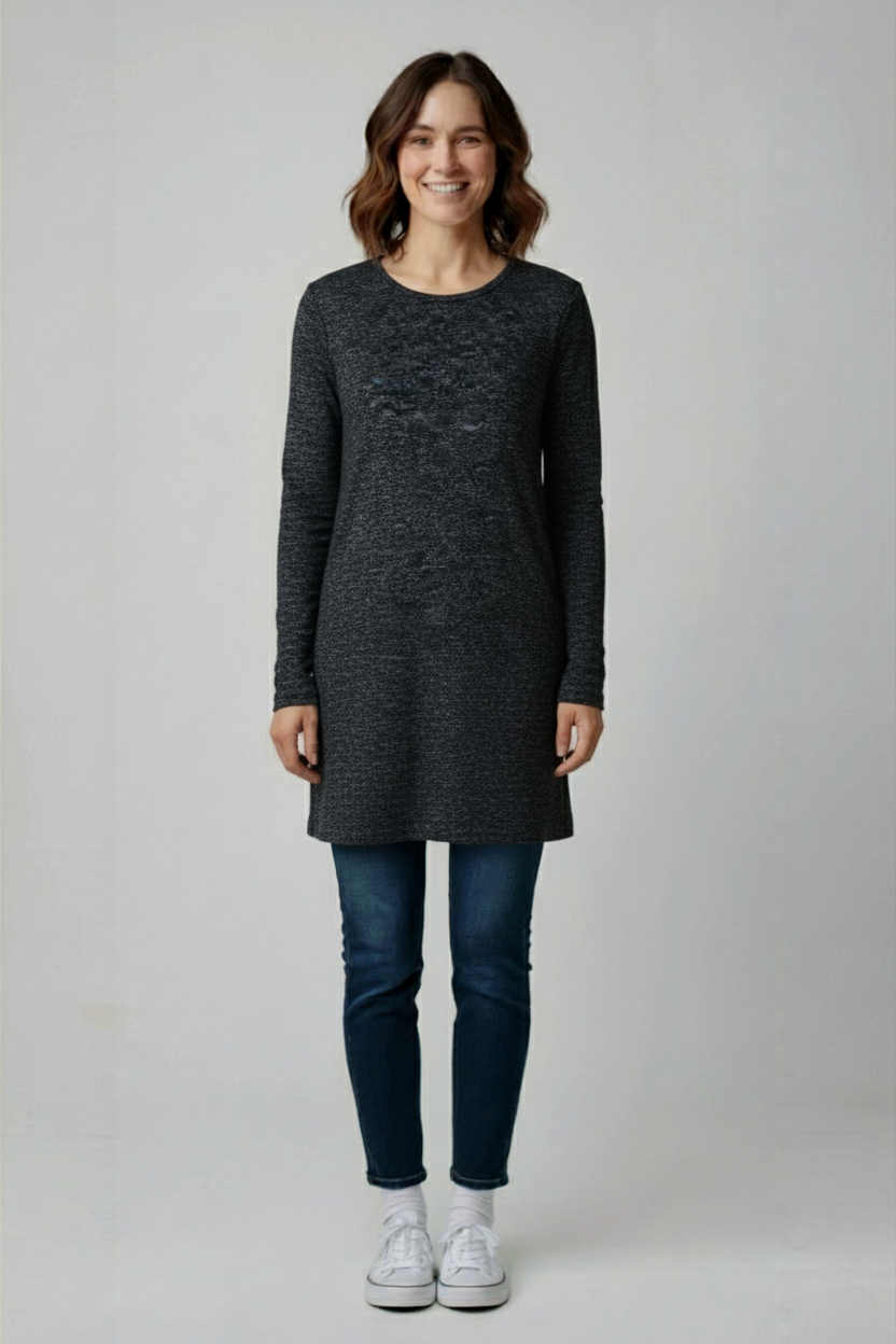 Černé šaty Pull&Bear Vel.: 38 - Zimní šaty