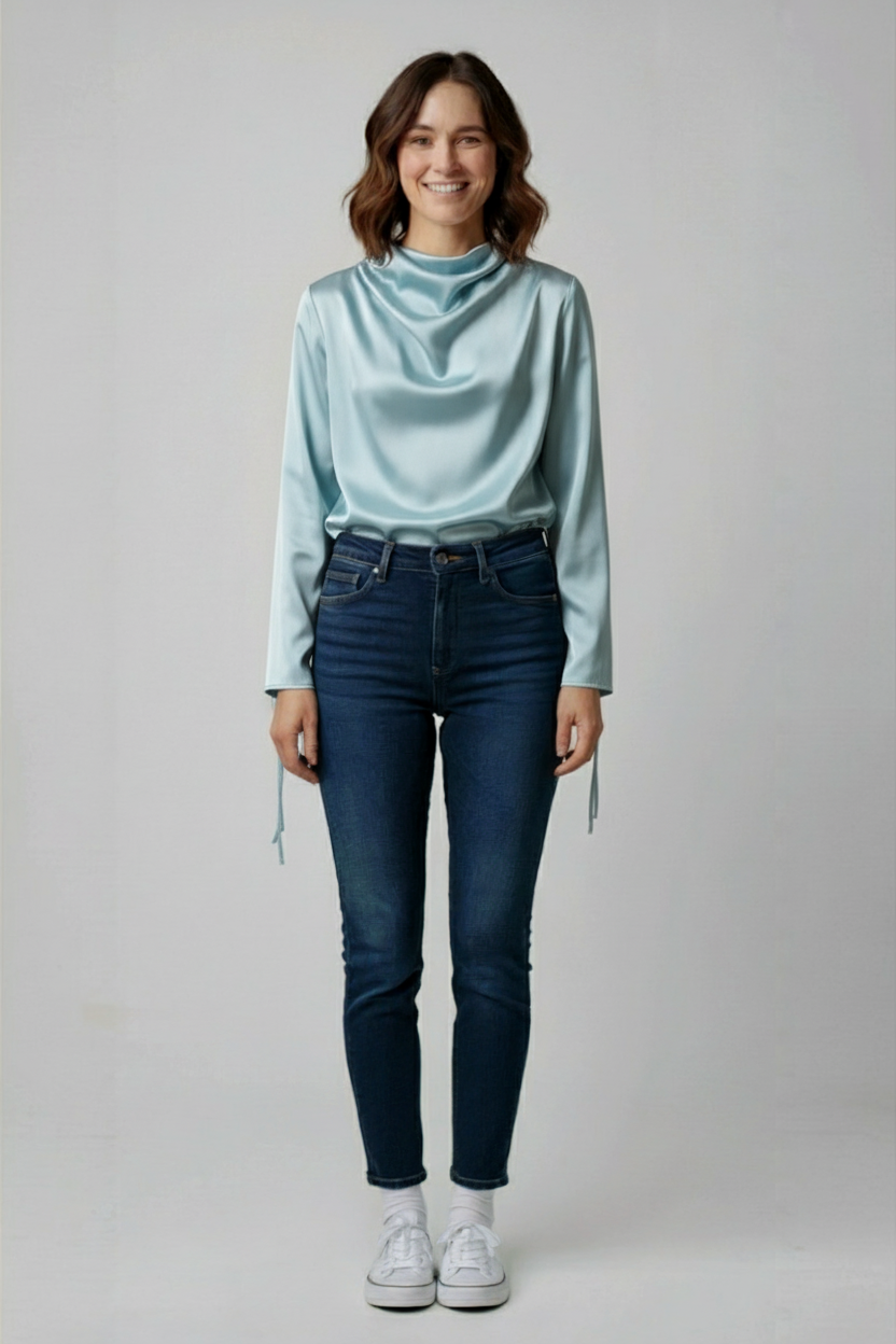 Modrá halenka ASOS Vel.: 48 - Halenky