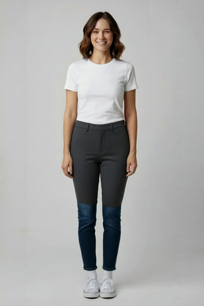 Šedé kalhoty H&M Vel.: 42 - Kalhoty