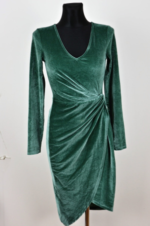 Zelené šaty H&M Vel.: 34 - Zimní šaty