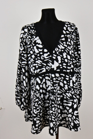 Černá tunika Limited Collection Vel.: 48 - Halenky