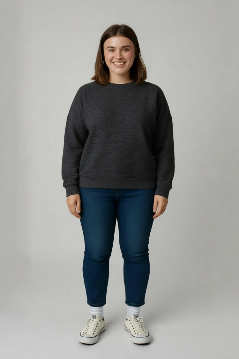 Černá mikina Gina Vel.: 46 - Mikiny
