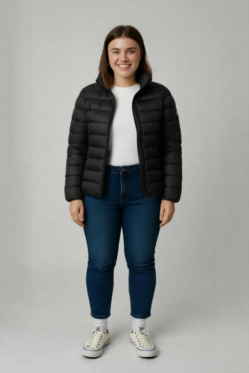 Černá bunda Janina Vel.: 48 - Zimní bundy