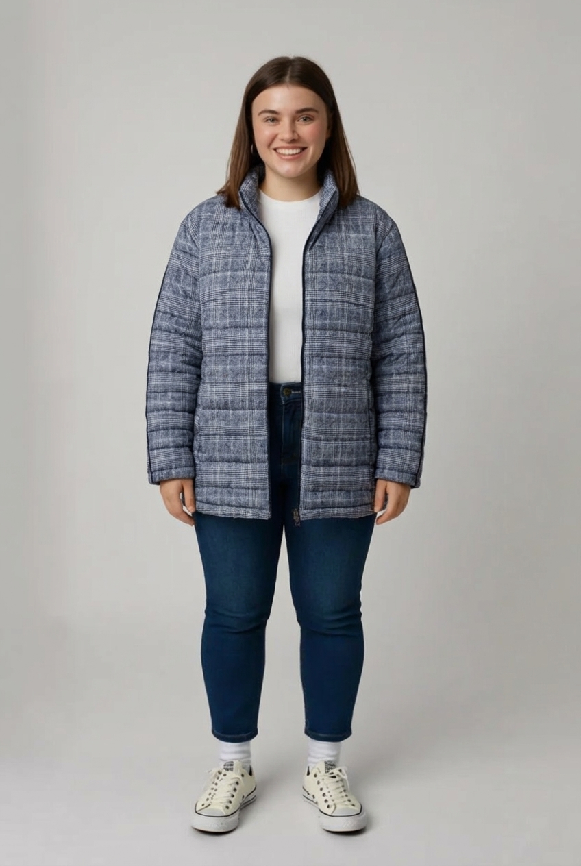Modrá bunda Thea Vel.: 56 - Zimní bundy
