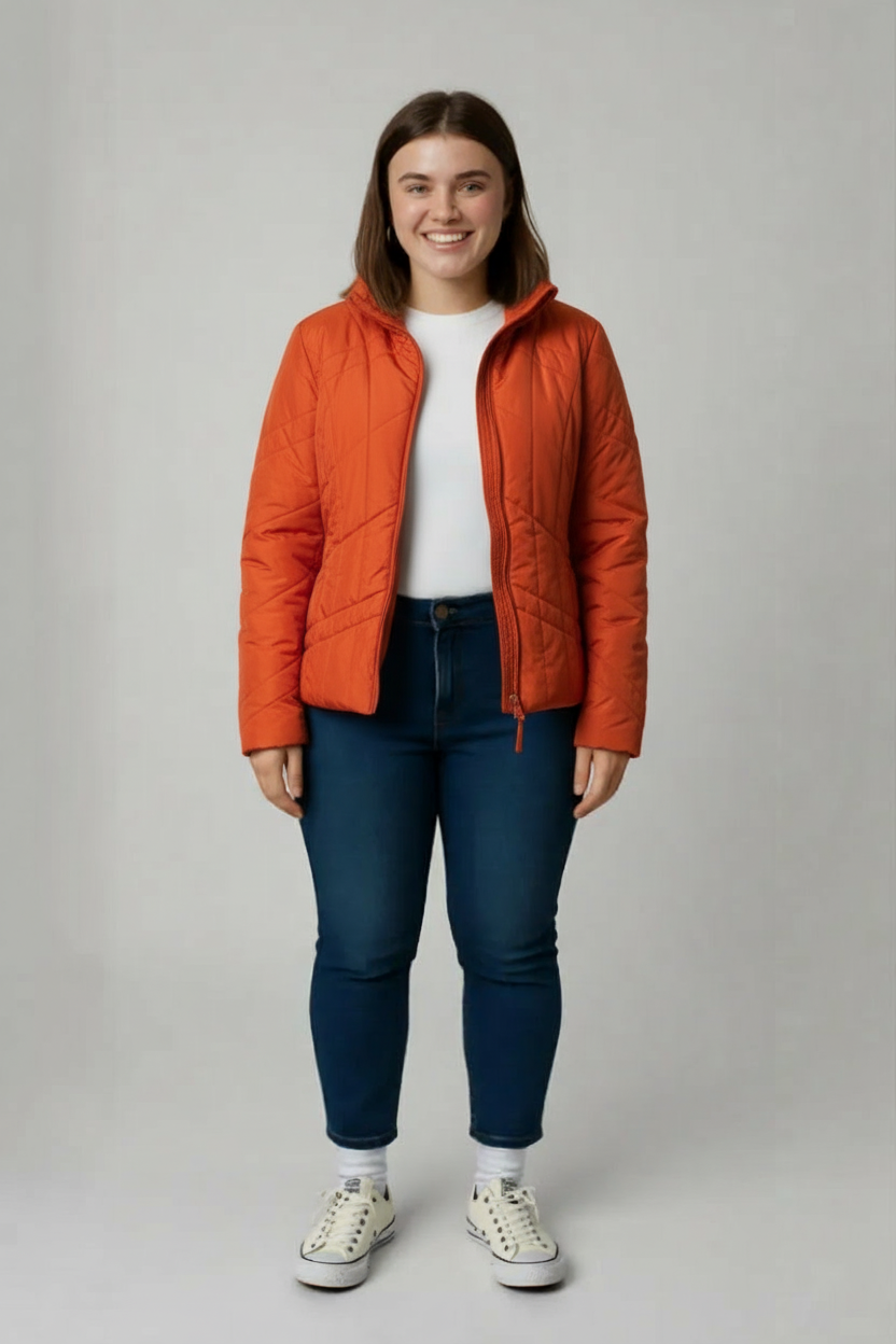 Oranžová bunda Biaggini Vel.: 46 - Zimní bundy