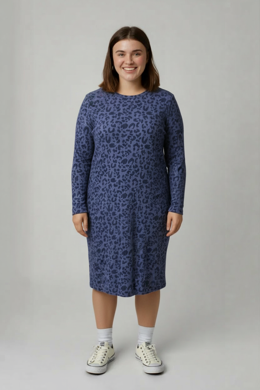 Modré šaty M&S collection Vel.: 48 - Zimní šaty