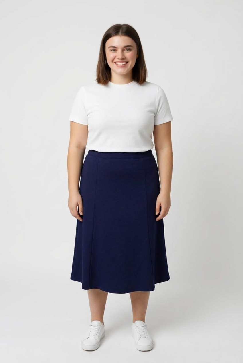 Modrá sukně Bonmarche Vel.: 46 - Zimní sukně