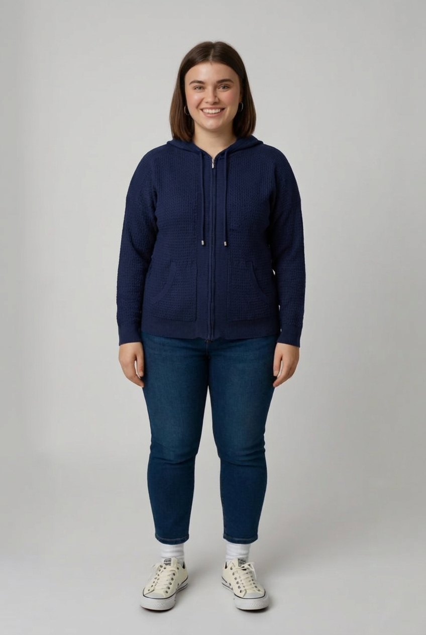 Modrý svetr M&S collection Vel.: 46 - Svetry
