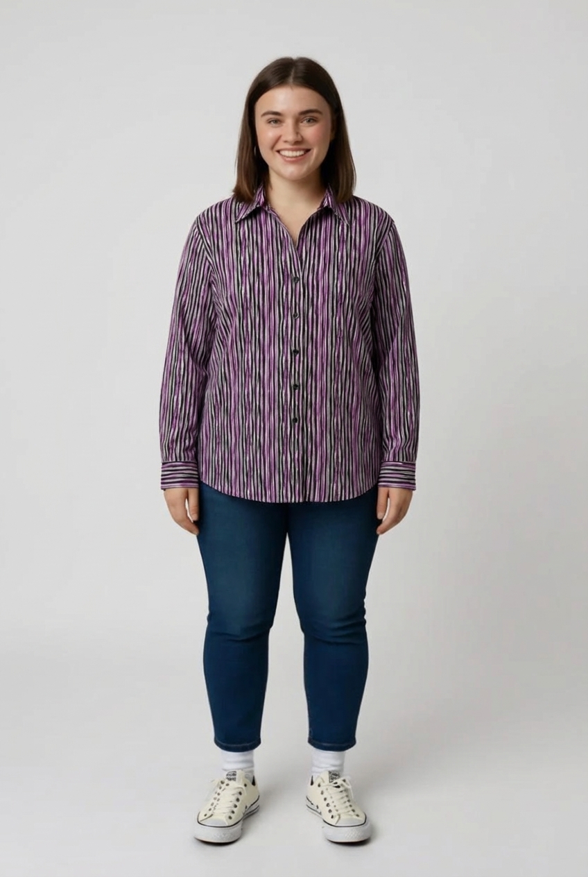 Barevná halenka Femme Vel.: 46 - Halenky