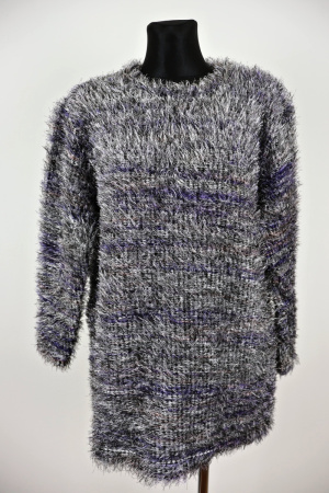 Šedý svetr Porto Blue Vel.: 40 - Svetry