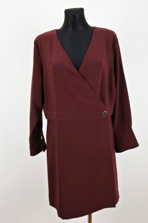 Hnědé šaty H&M Vel.: 48 - Zimní šaty