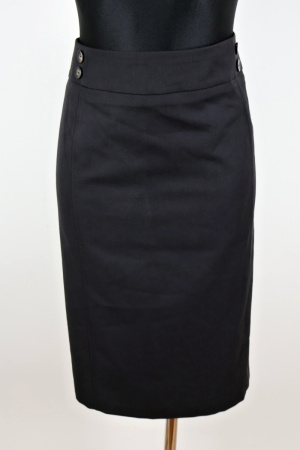 Černá sukně BM Collection Vel.: 52 - Zimní sukně