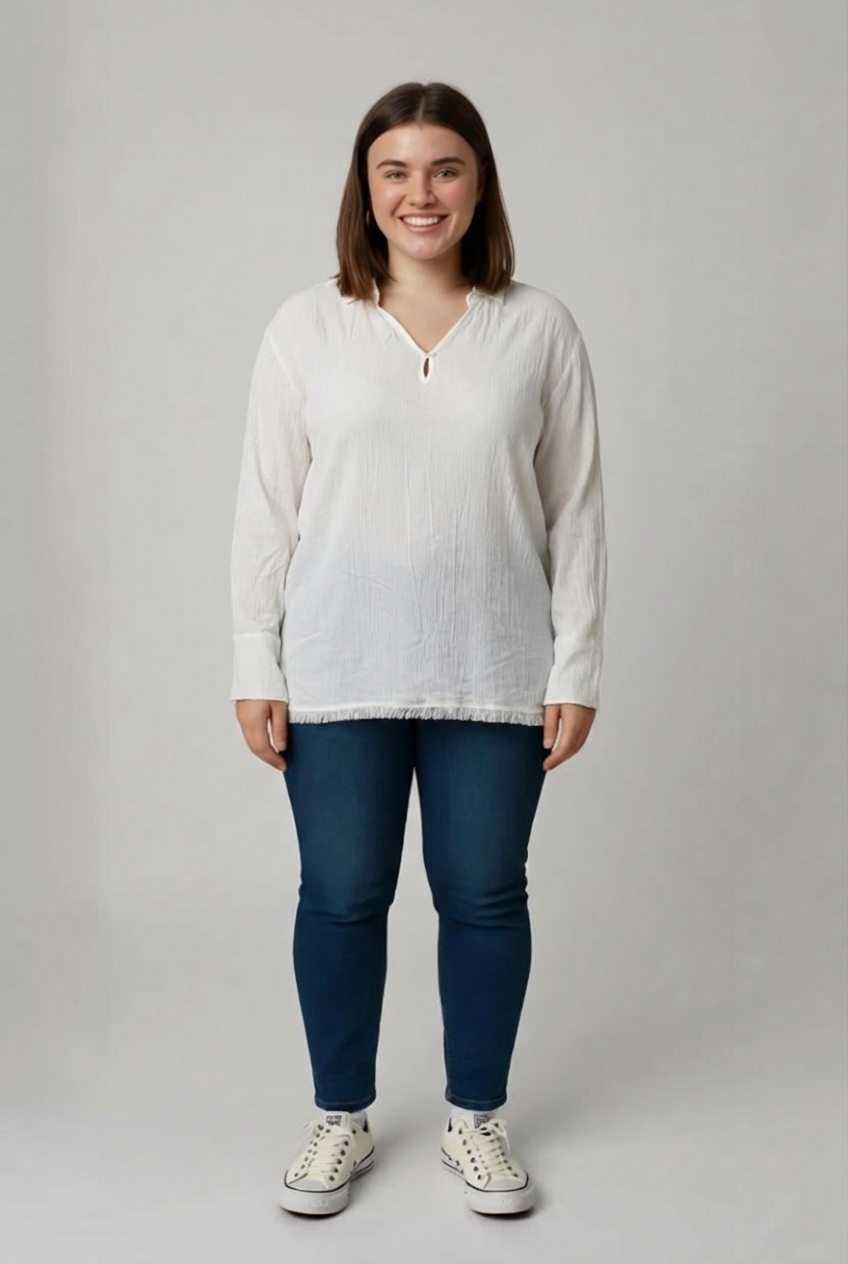Bílá halenka Cecil Vel.: 54 - Halenky
