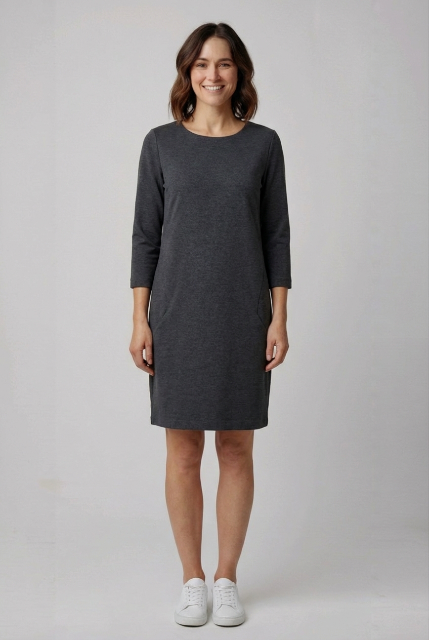 Šedé šaty H&M Vel.: 38 - Zimní šaty