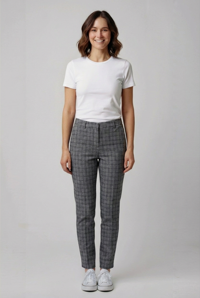 Šedé kalhoty H&M Vel.: 34 - Kalhoty