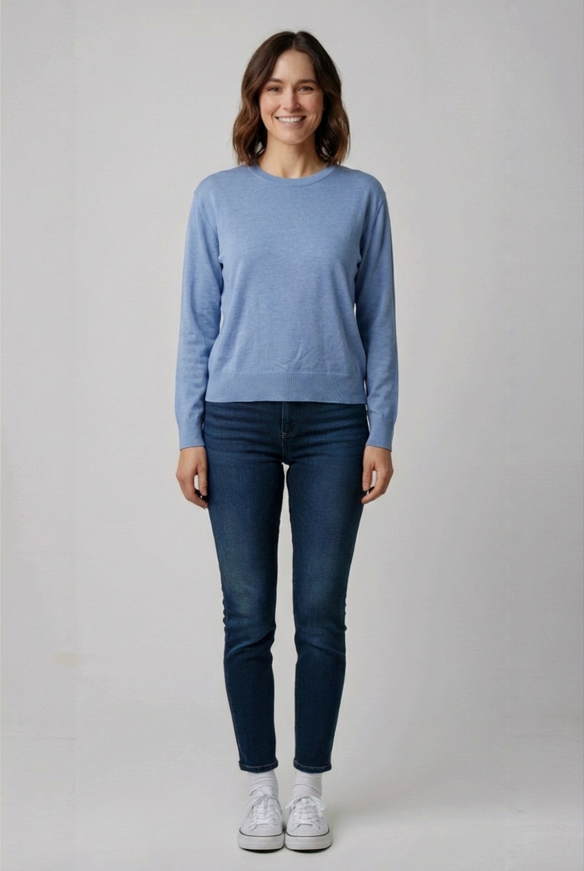 Modrý svetřík Drykorn for beautiful people Vel.: 40 - Svetry