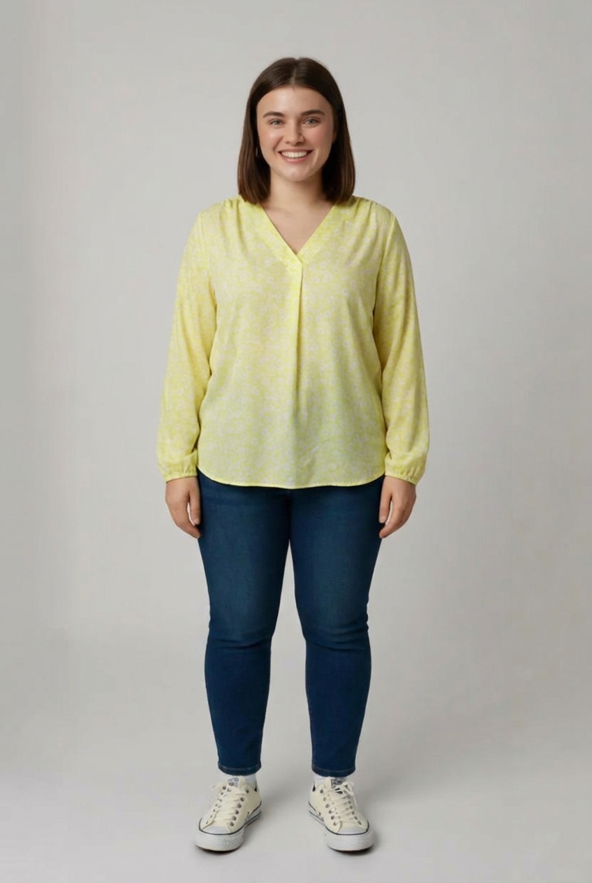 Žlutá halenka C&A Vel.: 44 - Halenky