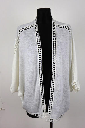 Bílý cardigan Yessica Vel.: 40 - Trička