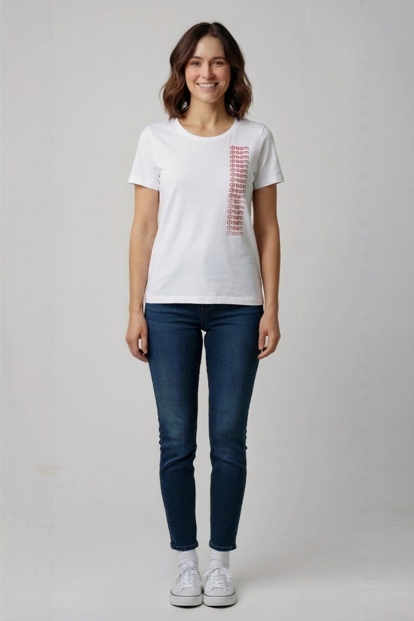 Bílé tričko Vero Moda Vel.: 36 - Trička