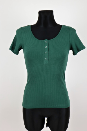 Zelené tričko Pieces Vel.: 34 - Trička