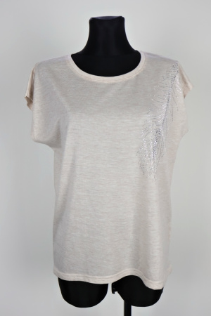 Béžové tričko Infinity Woman Vel.: 38 - Trička
