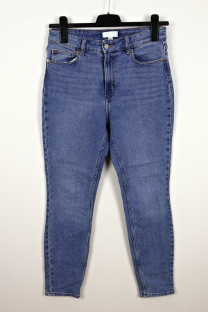 Modré rifle H&M Vel.: 42 - Kalhoty
