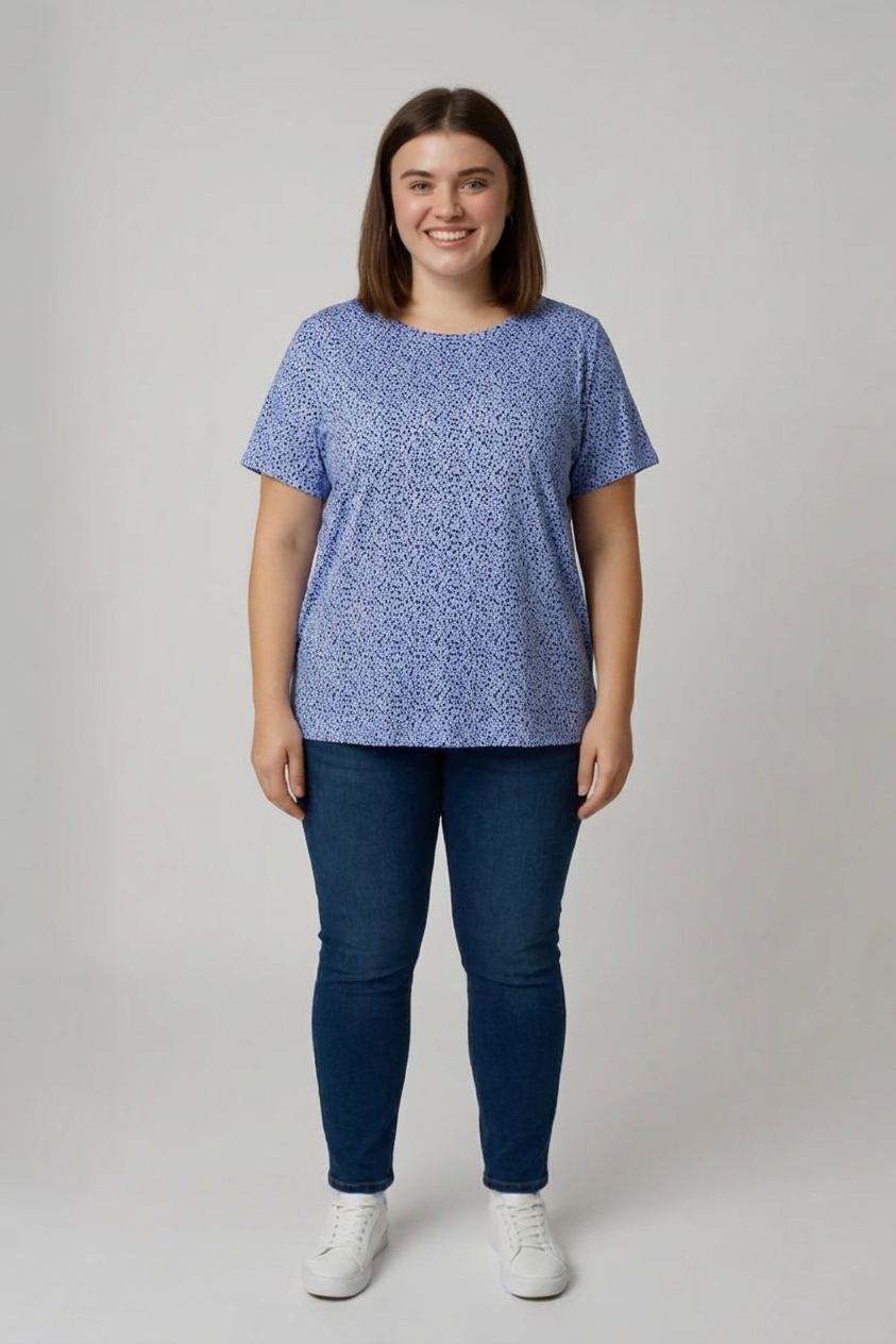 Modré tričko M&S collection Vel.: 52 - Trička