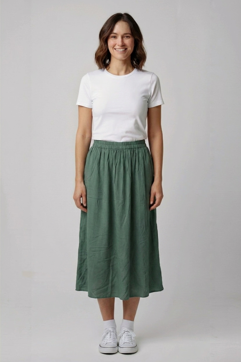 Zelená sukně Vero Moda Vel.: 38 - Sukně