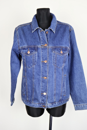 Riflová bunda Forever 21 Vel.: 38 - Bundy a kabáty