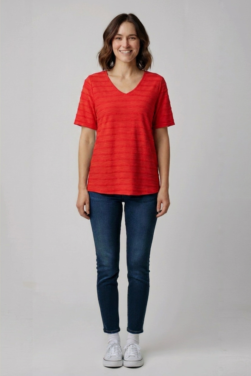 Červené tričko Liberty Woman Vel.: 40 - Trička