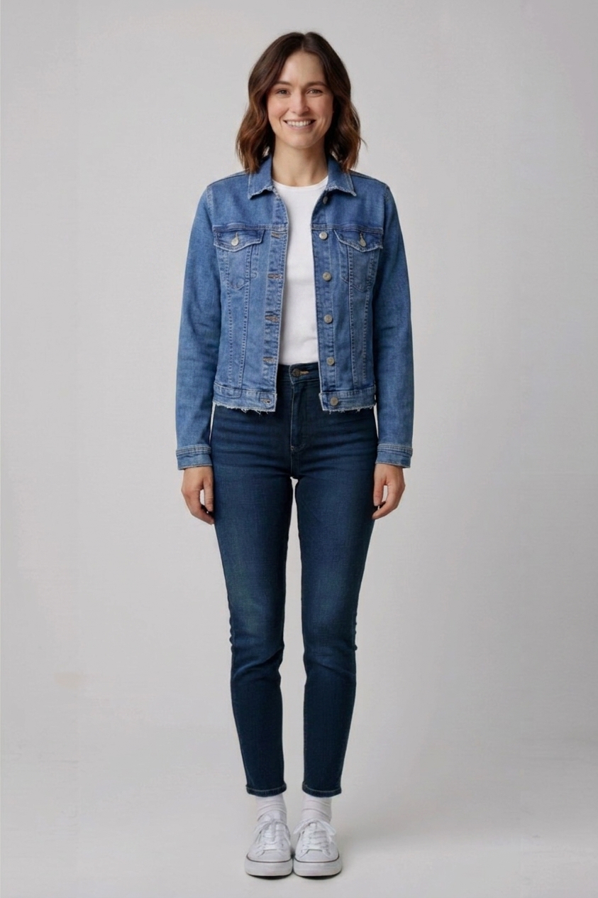 Riflová bunda Perfect jeans Vel.: 38 - Bundy a kabáty