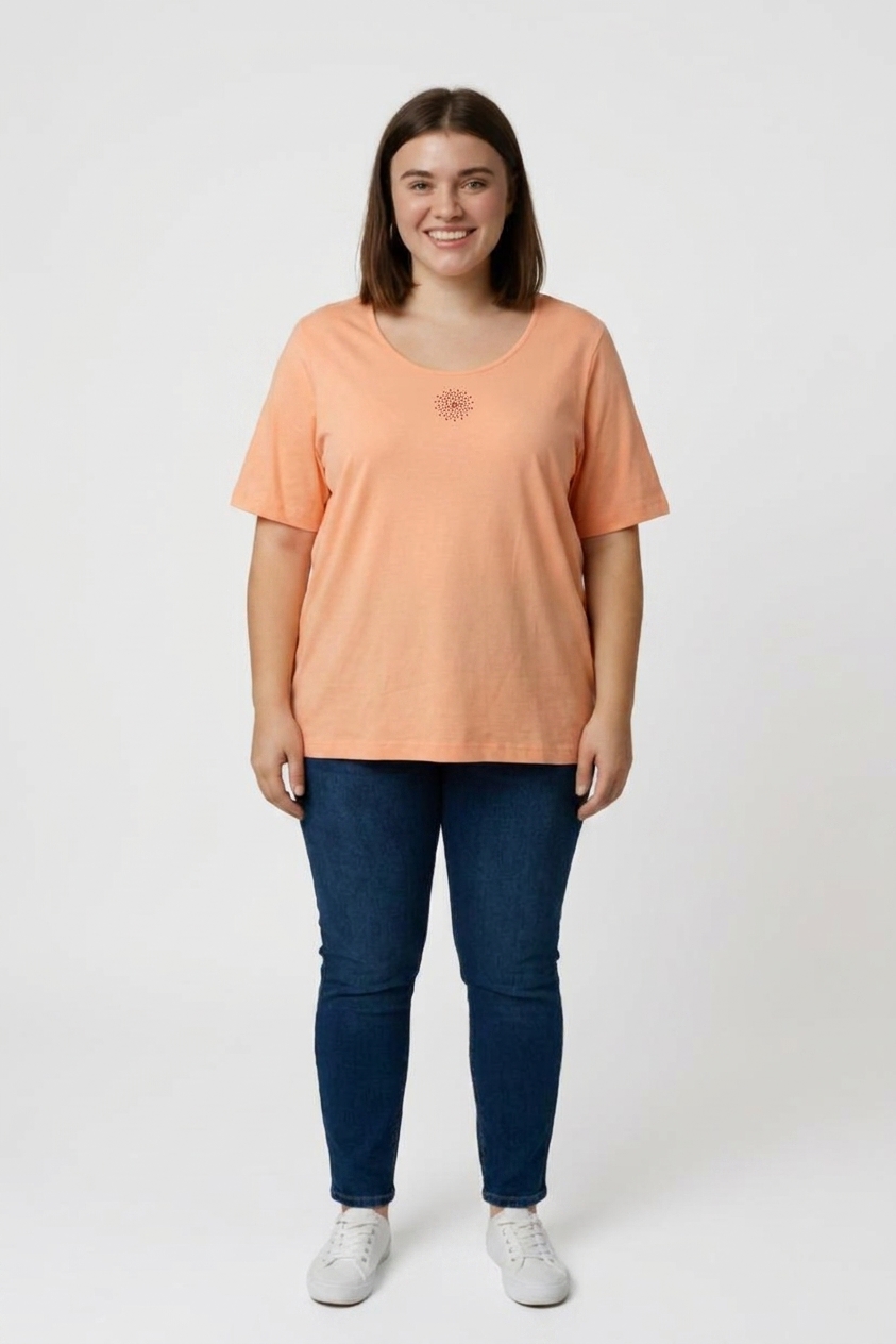 Oranžové tričko Gerry Weber Vel.: 48 - Trička