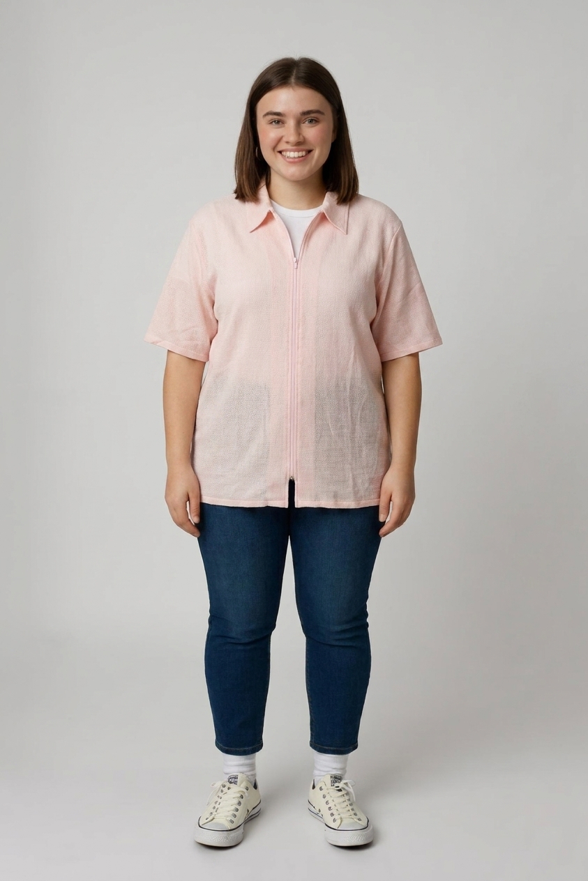 Růžová halenka Lencadée Vel.: 48 - Halenky