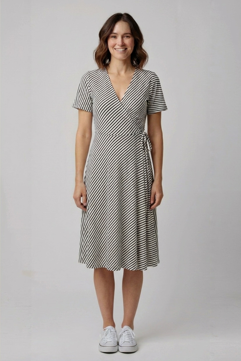 Pruhované šaty H&M Vel.: 34 - Šaty